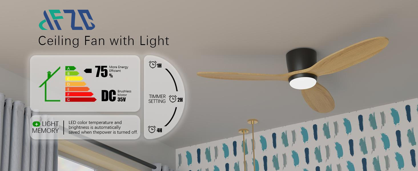 Lumière de ventilateur de plafond en rondins
