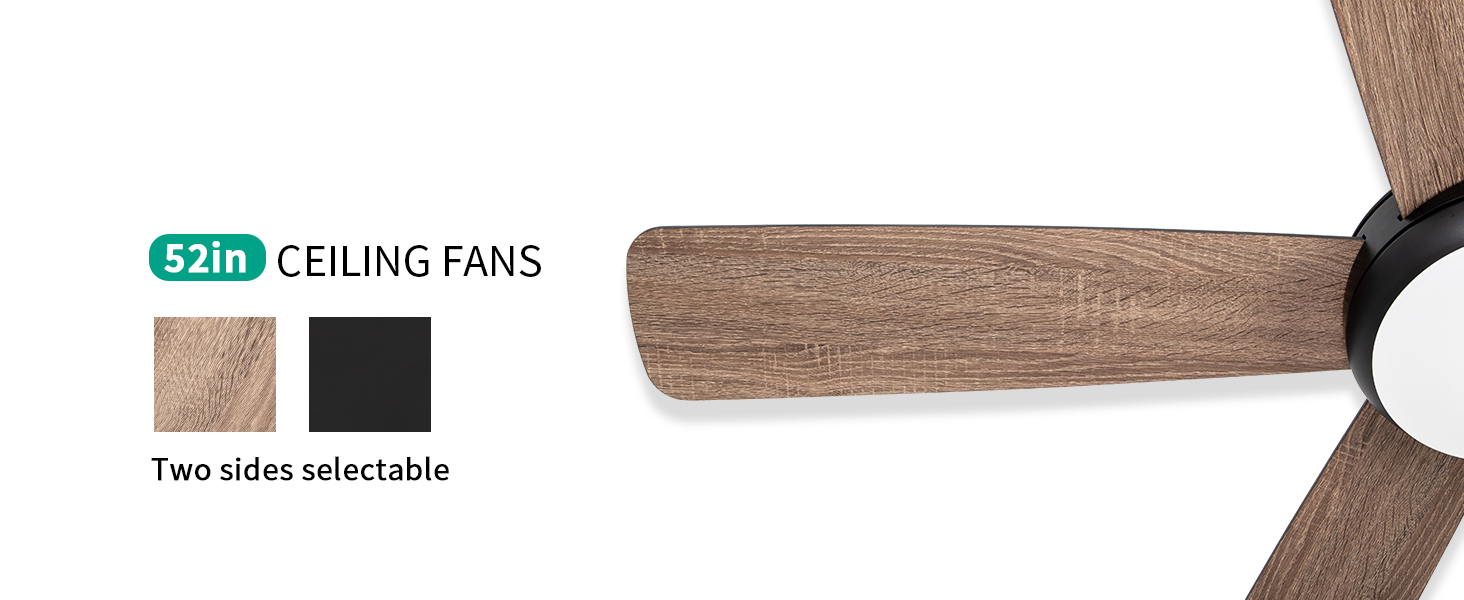 Ventilateur de plafond marron et bois